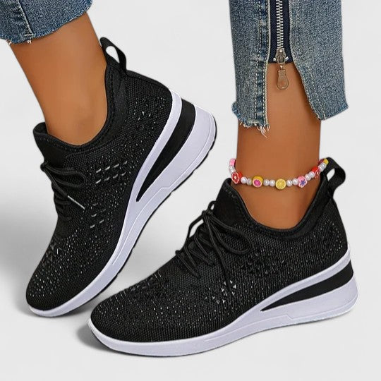 Stylish women's orthopaedic walking shoes with superior arch support and all-day comfort.