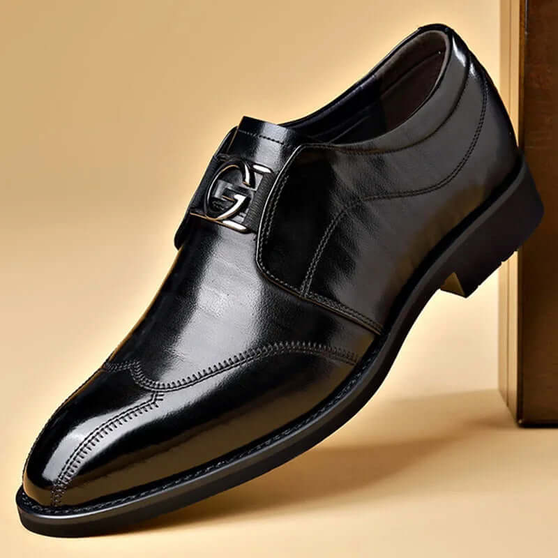 Men's Casual Pointed Toe Leather Shoes