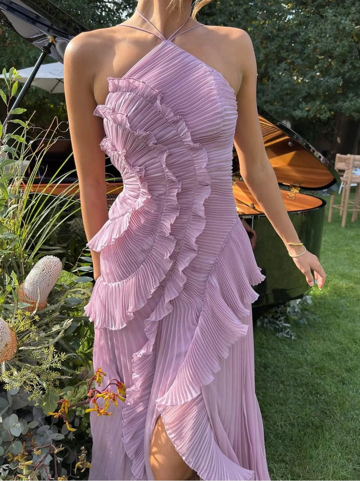 Formal sleeveless maxi dress, perfect for evening wear & party occasions.