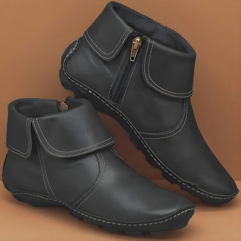 Durable women's waterproof orthopaedic boots, perfect for all-day comfort, arch support, and all-weather use.