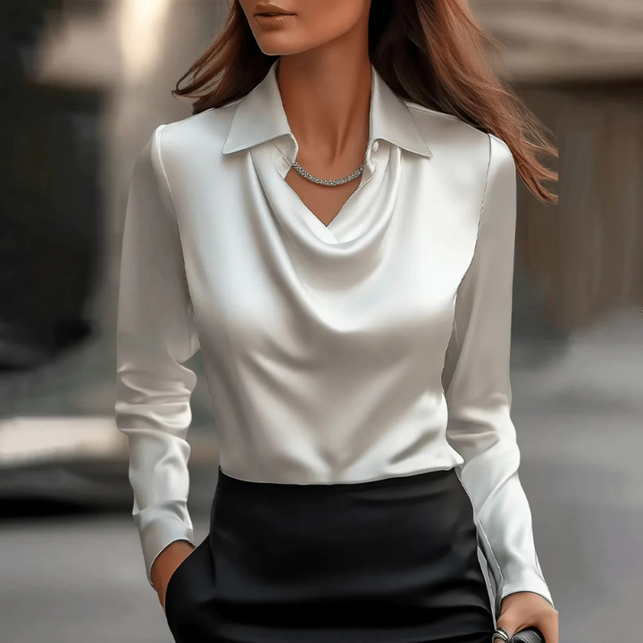 Timeless elegant blouse for women. Comfortable fit and versatile for any occasion, chic look.