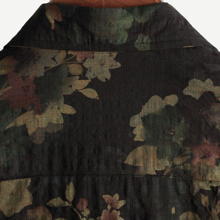 Men's short sleeve floral shirt in a relaxed fit. Great for summer, vacation, and casual weekend wear.