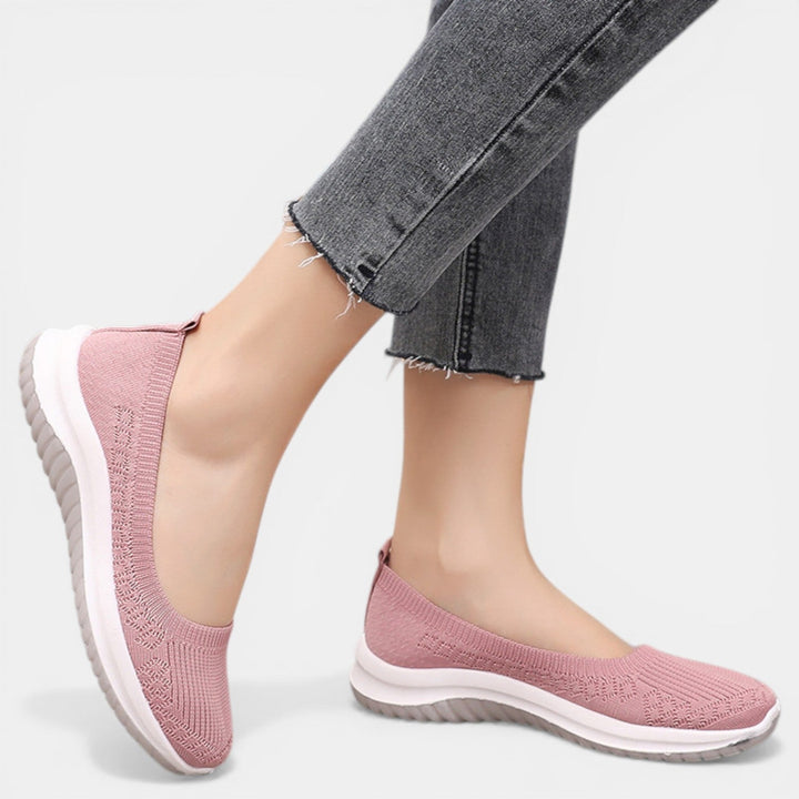 Women's orthopedic slip-on sneakers for ultimate comfort & support, ideal for walking & casual wear.