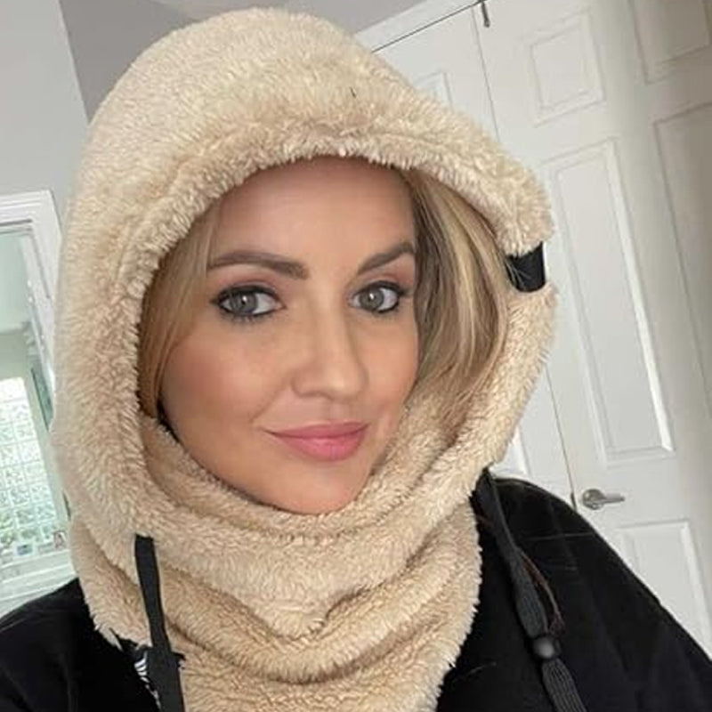 Unisex ArcticShield 3-in-1 winter hat. Ultimate warmth, windproof face, neck, head protection for cold.