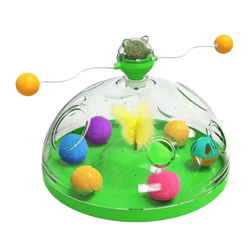 Cognitive cat puzzle toy for mental stimulation. Durable, interactive, and anti-boredom for feline enrichment.