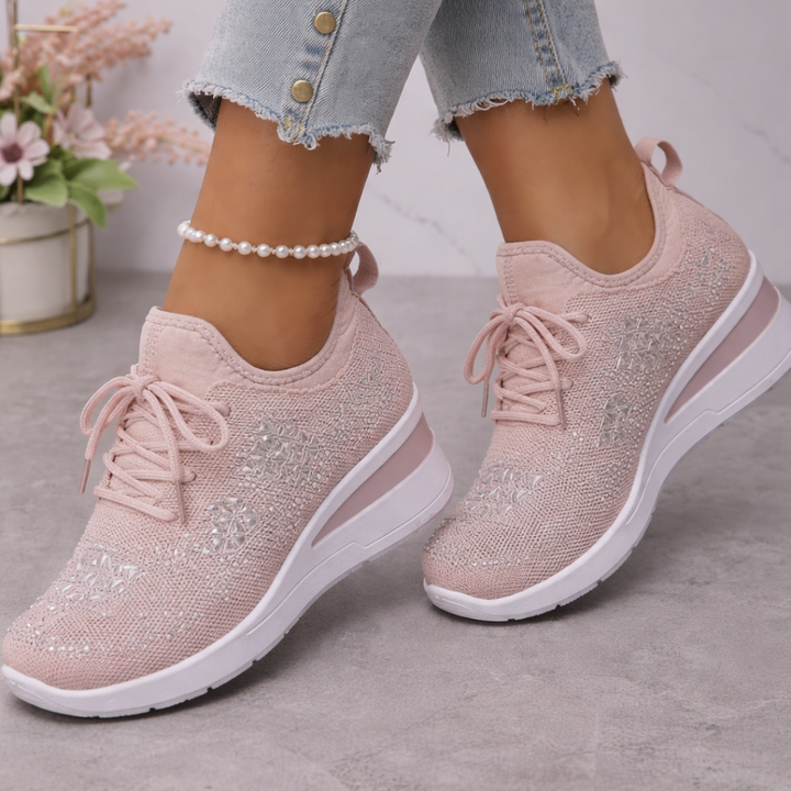 Orthopedic women's sneakers designed to relieve foot pain and improve posture.