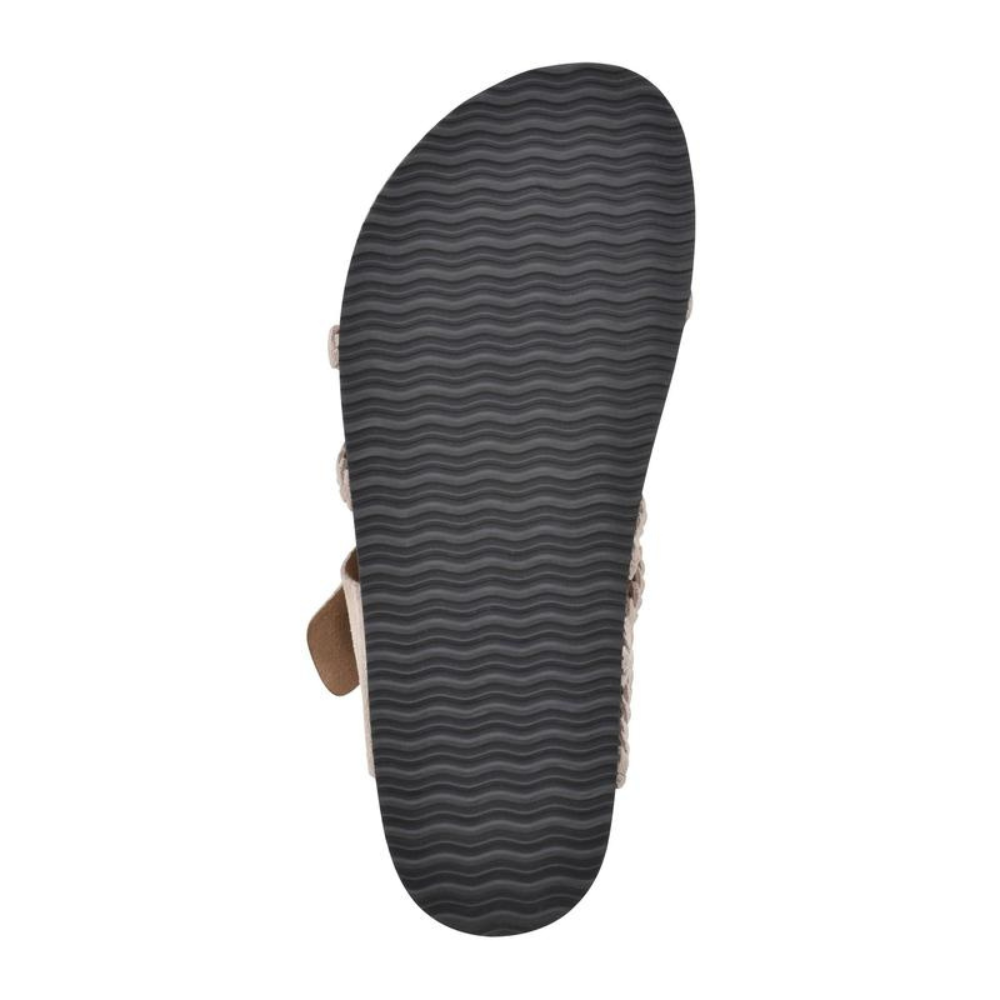 Stylish women's summer sandals, easy slip-on boho footwear for casual comfort and walking.