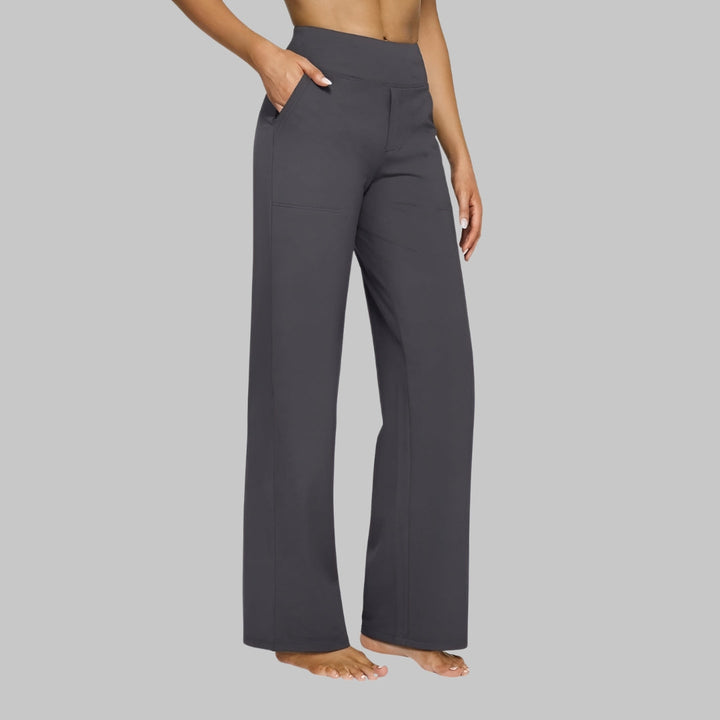 Chic women's straight leg pants, comfortable and perfect for elegant everyday wear.