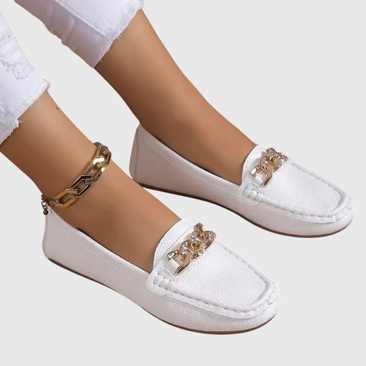 Elegant women's loafers with superior orthopaedic comfort, great for long-lasting wear.