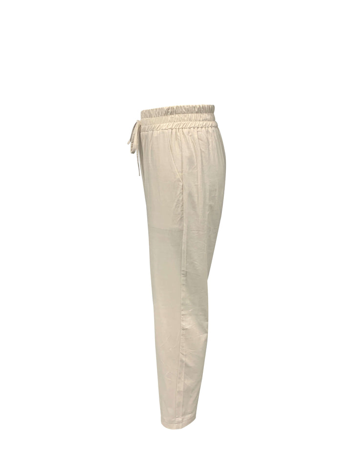 Women's Relaxed Fit Joggers - Drawstring - Cuffed
