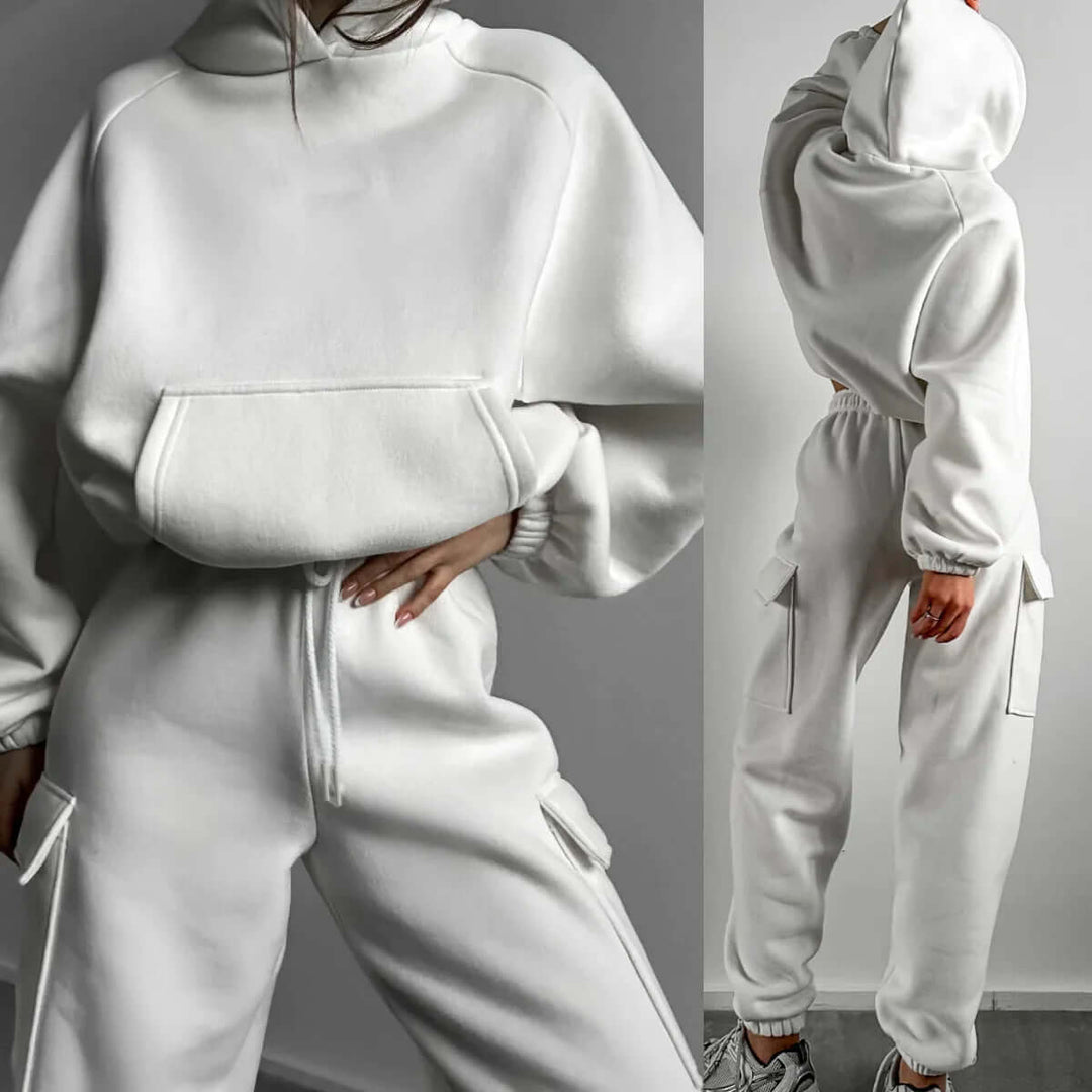 Women's Relaxed Fit Hoodie and Jogger Set