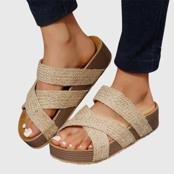 Women's comfortable orthopedic sandals for superior arch support & effective foot pain relief, perfect for summer.