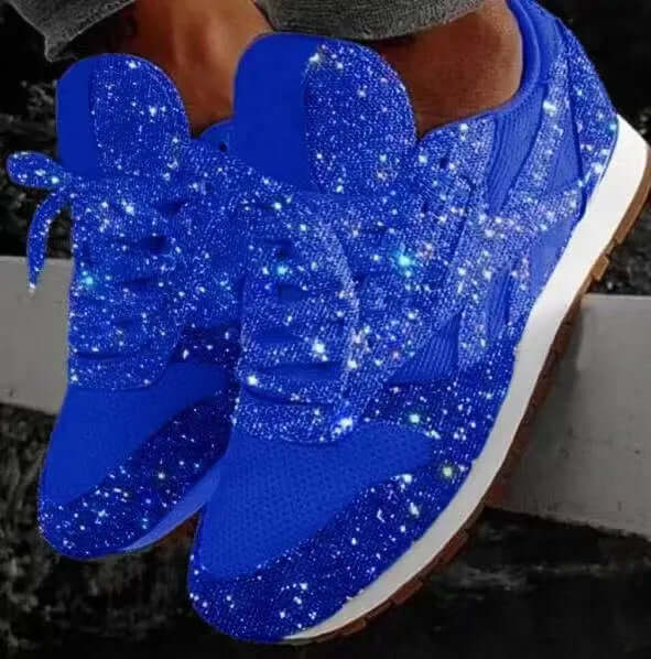 Glitter Chunky Height-Boosting Trainers