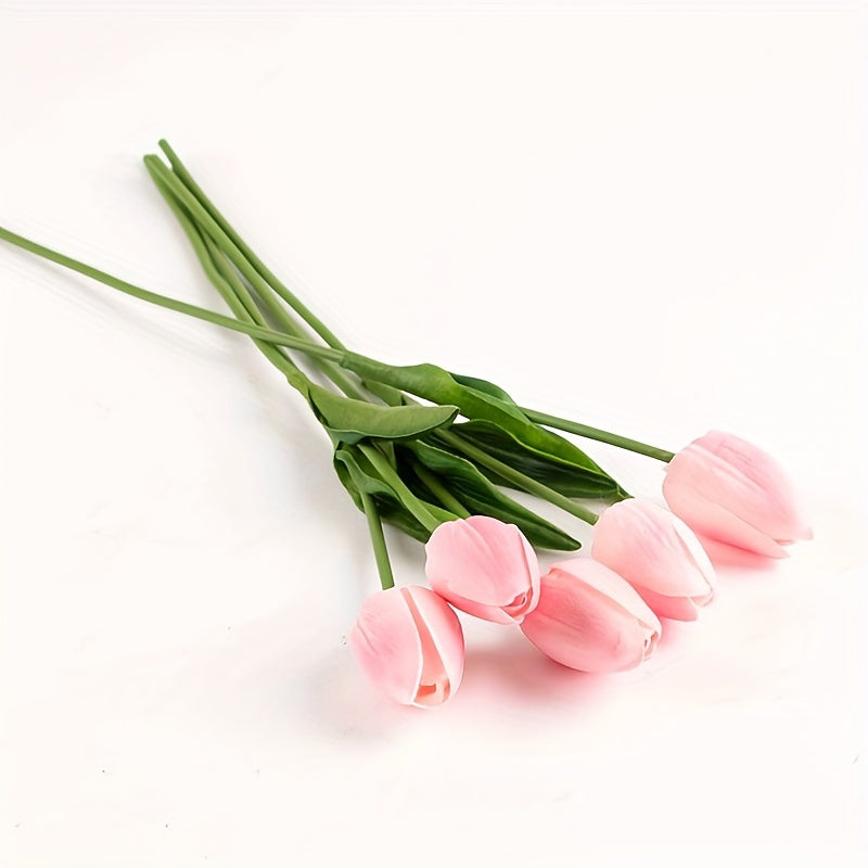Elegant artificial tulips (10-piece set) designed for stunning wedding floral arrangements and decor.