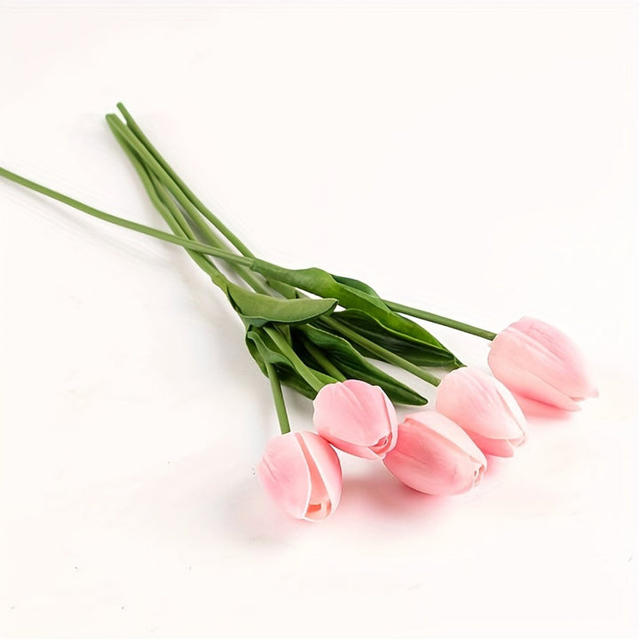 Elegant artificial tulips (10-piece set) designed for stunning wedding floral arrangements and decor.