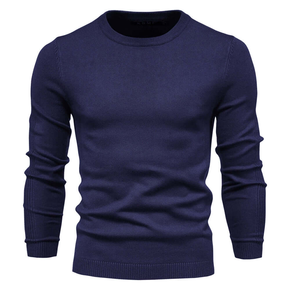 Men's Knitted Sweater - Warm Pullover for Autumn & Winter