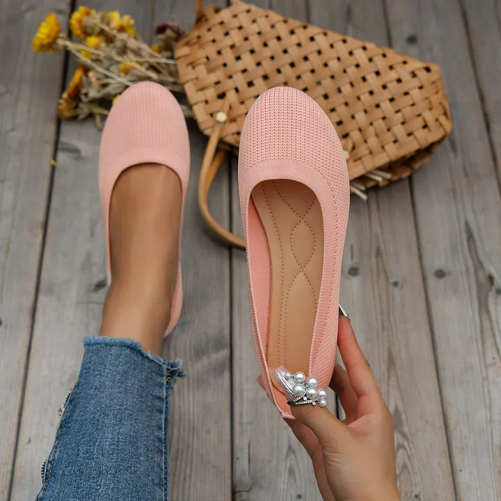 Stylish slip-on comfort shoes for women, great for office or everyday walking.