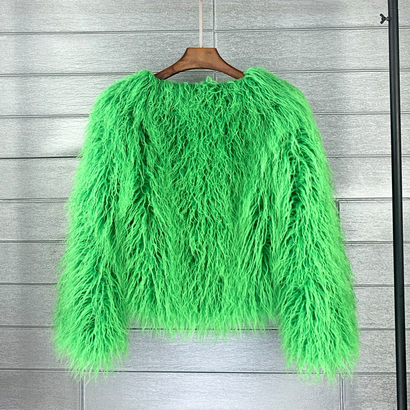 Fashionable women's elegant warm winter coat. Stylish long-sleeve autumn jacket & cozy winter outerwear.