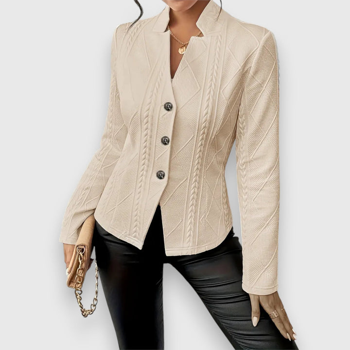 Women's light spring jacket designed for easy layering, offering stylish everyday comfort & versatility.