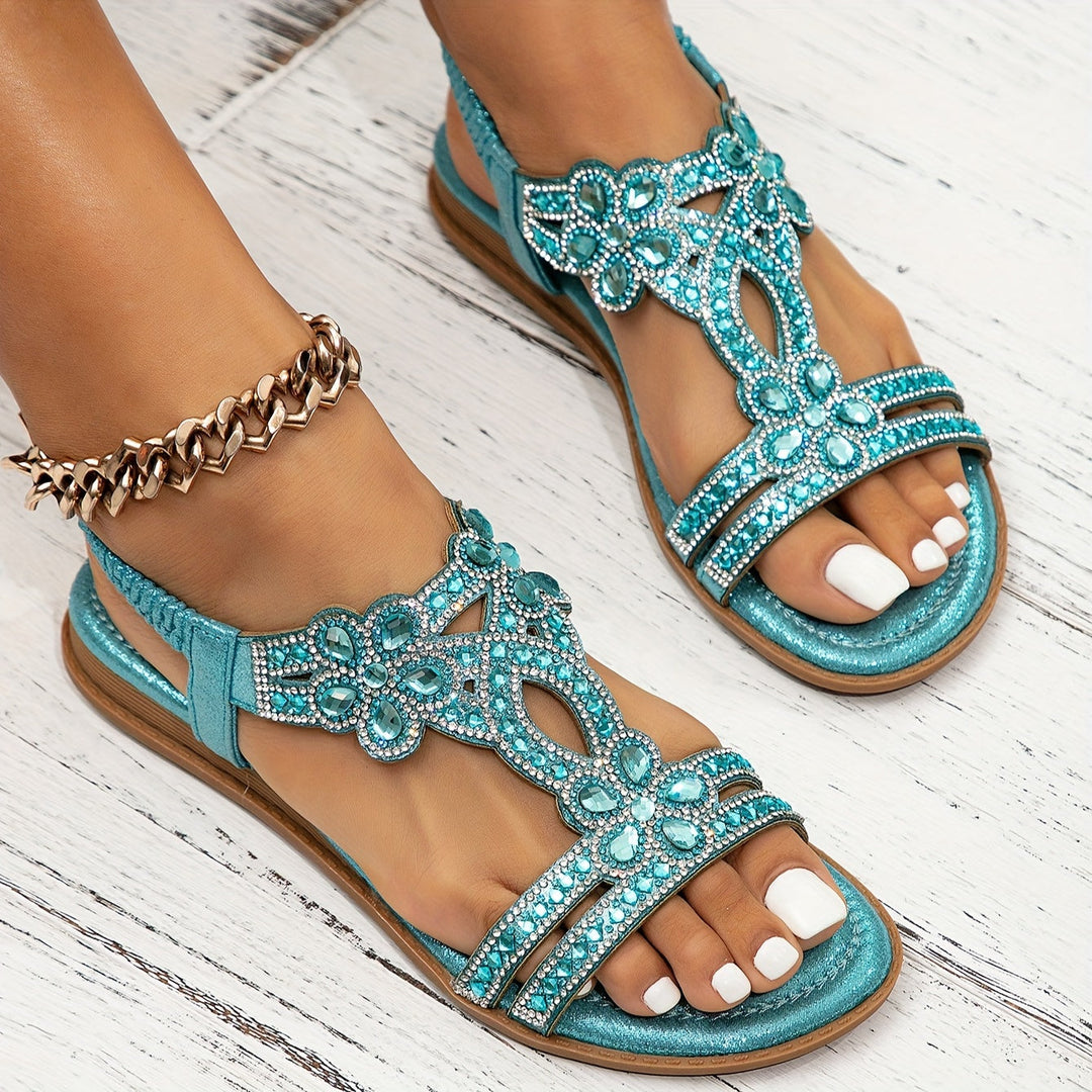 Stylish women's summer sandals, boho design with arch support for comfortable long walks.