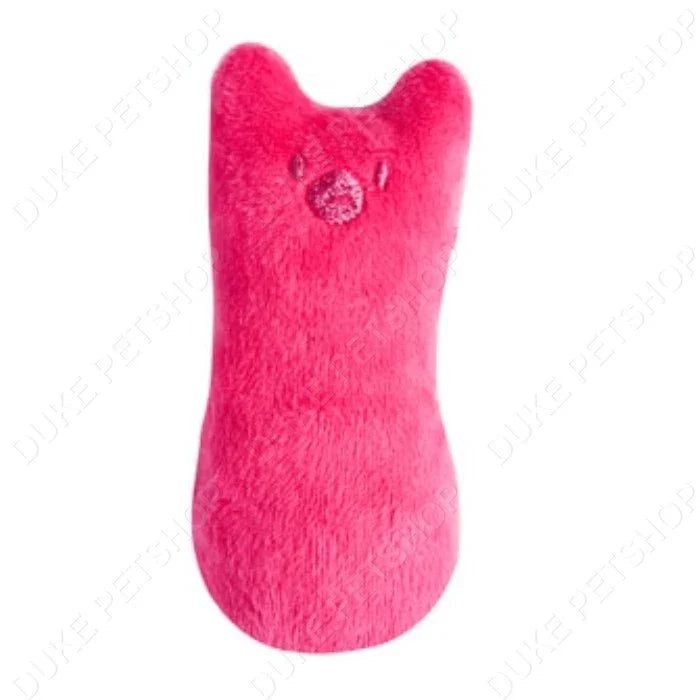 Cat's interactive play toy with catnip for teeth grinding, boredom relief & fun.