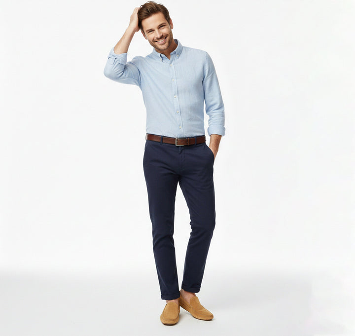 Comfortable men's slip-on walking shoes, perfect for versatile everyday casual wear.