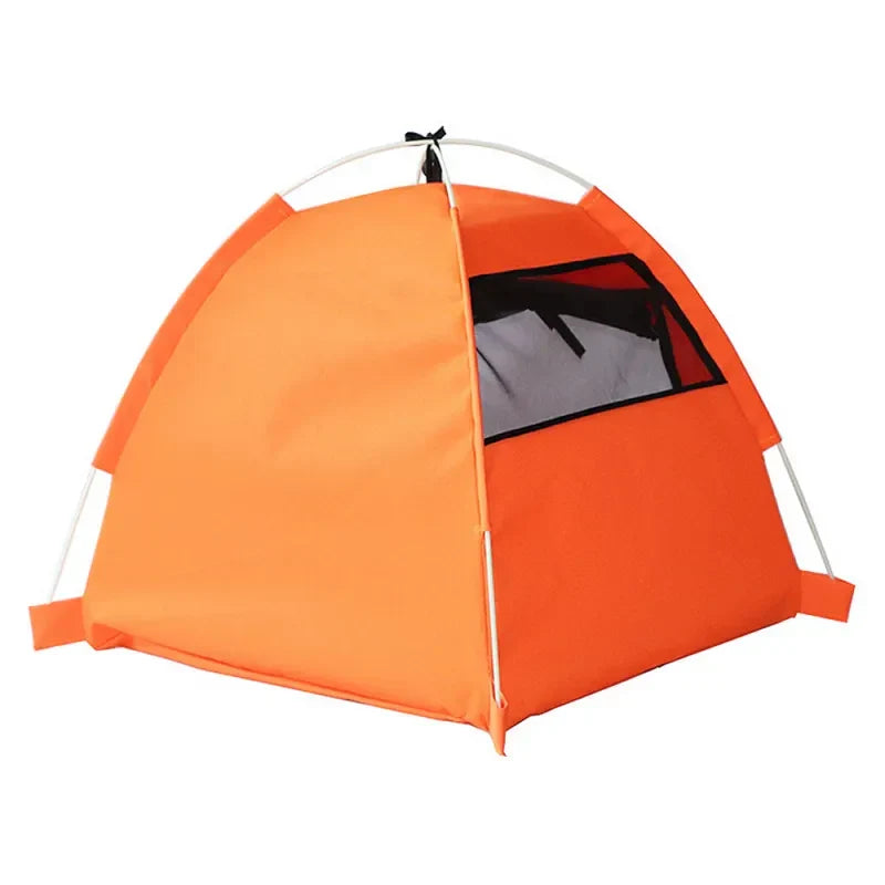 Essential pet supplies: a foldable, waterproof & breathable tent. Portable dog bed/cat house solution.