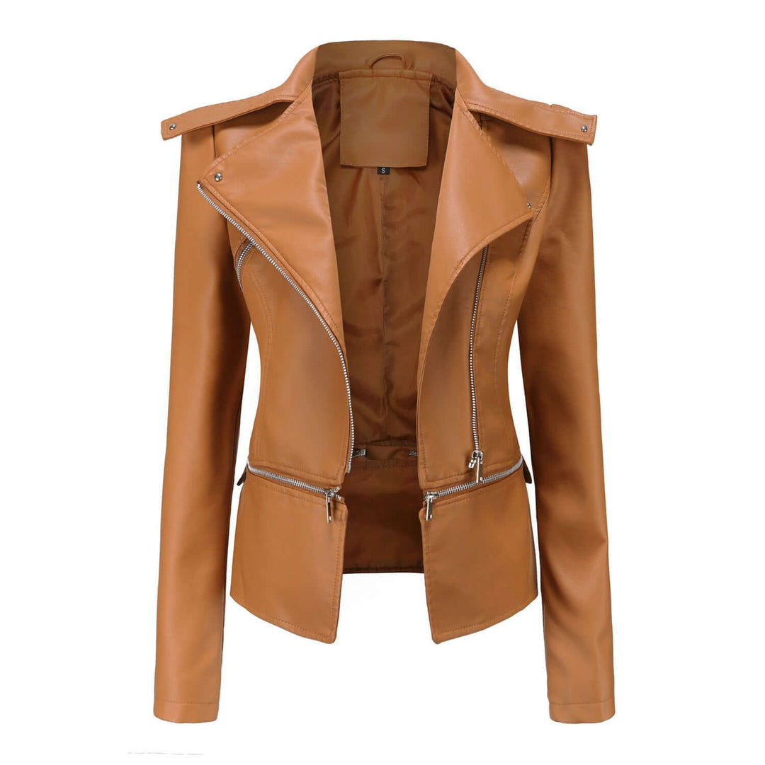 Women's Slim Fit Motorcycle Jacket