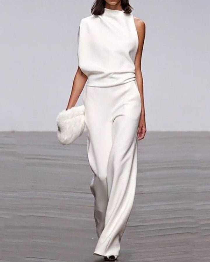 Women's Sleeveless Formal Jumpsuit