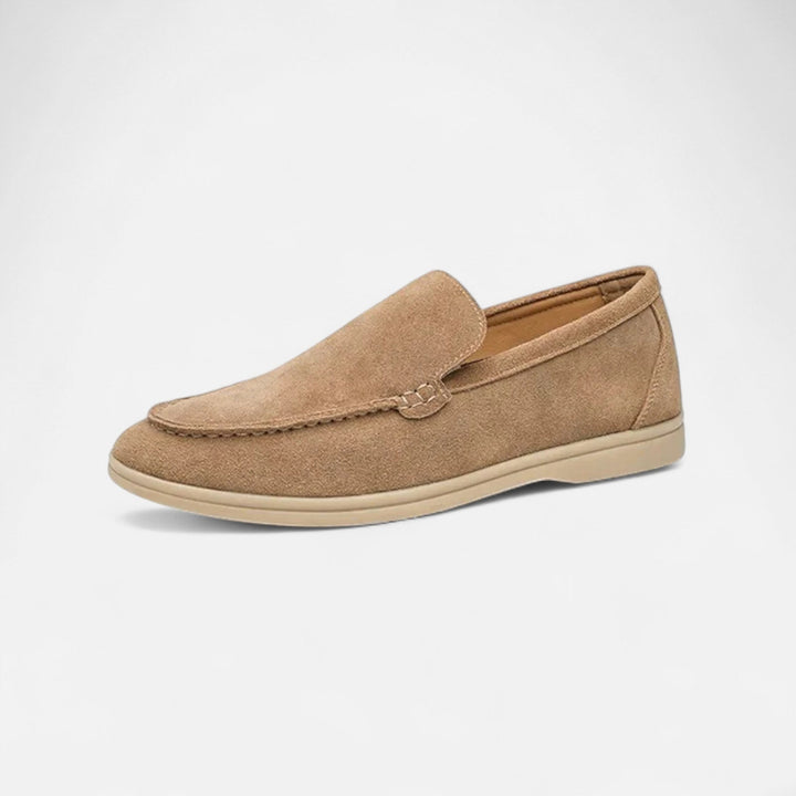Elegant men's luxurious old money style slip-on loafers, perfect for smart casual & dress occasions.