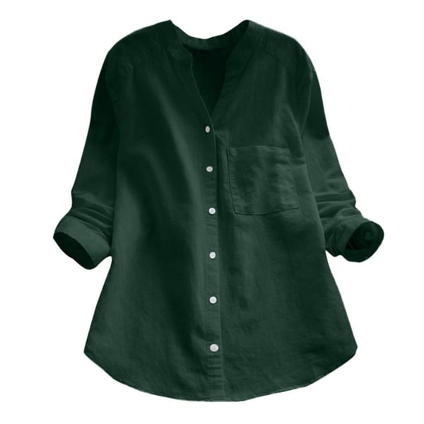 Versatile women's casual blouse. Loose fit top, perfect for everyday comfort & chic style.