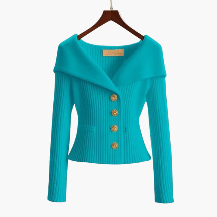 Everyday comfort: Women's ribbed cardigan, a stylish button-up long sleeve sweater, perfect layering piece.