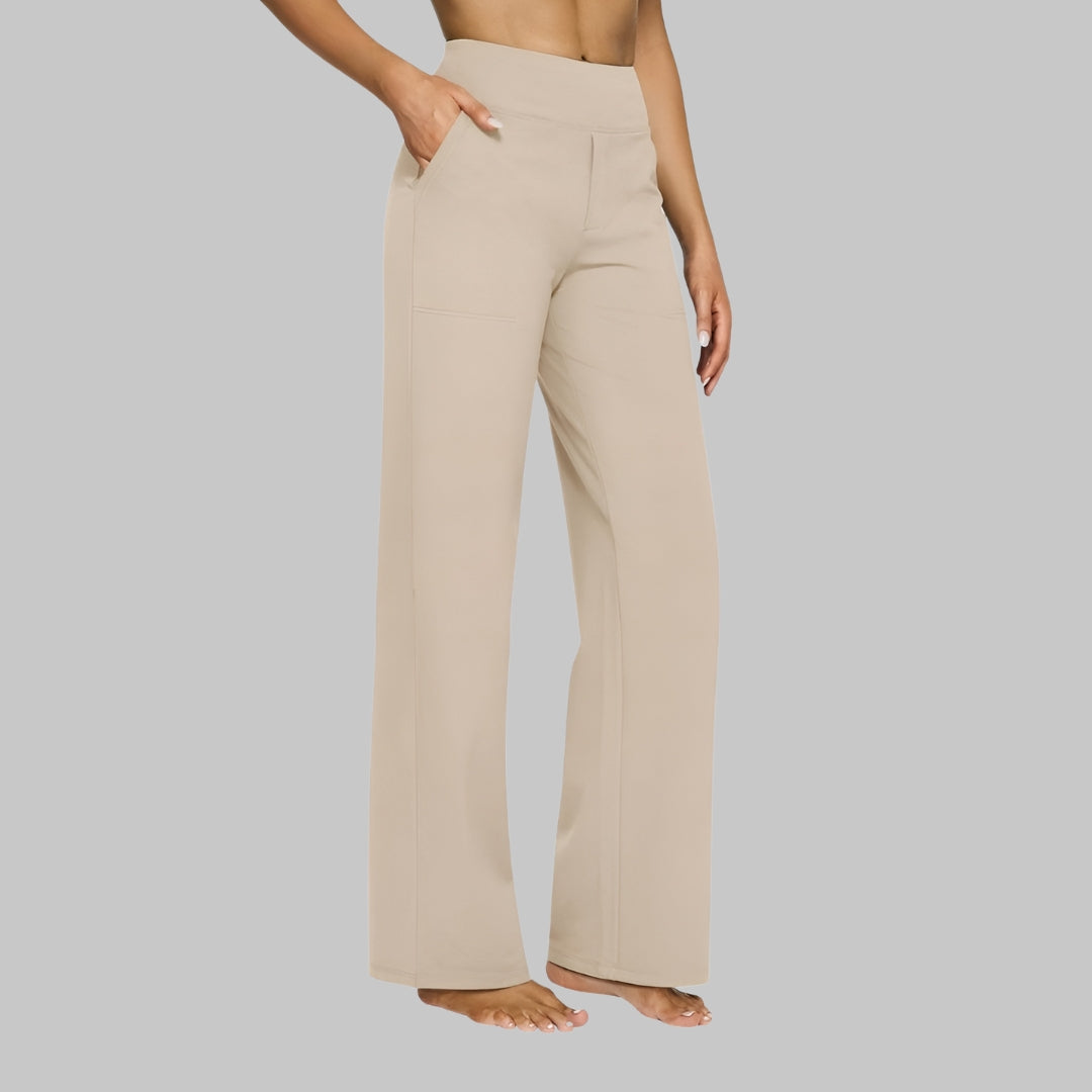 Summer fashion straight leg trousers for women, stylish, comfortable, and versatile.