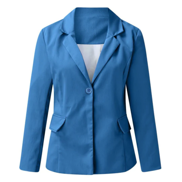 Comfortable women's everyday jacket, a stylish leisure blazer.