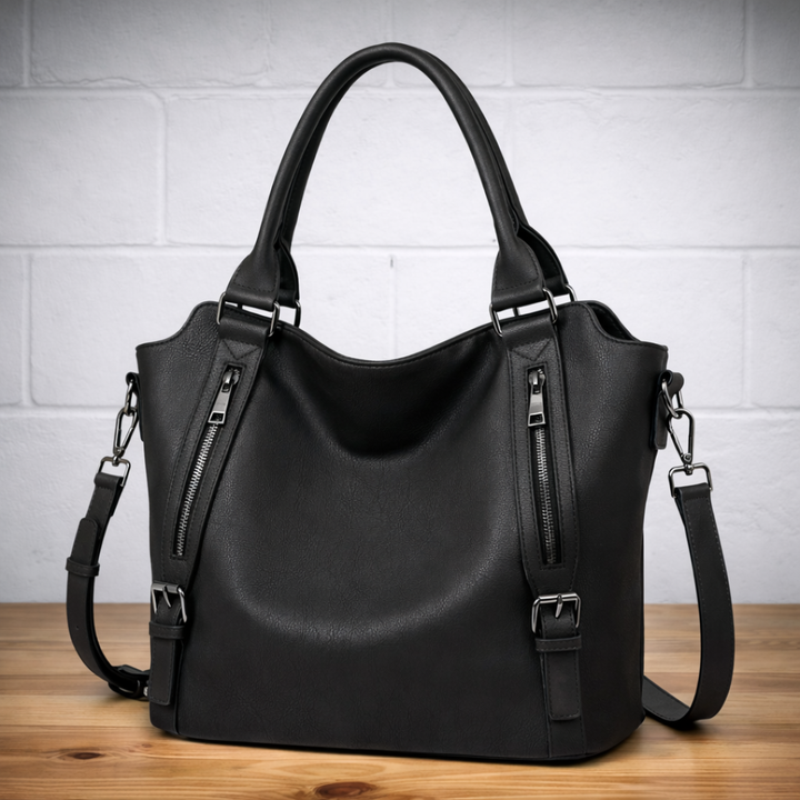 Classic women's quilted purse, versatile shoulder or crossbody style with adjustable strap.