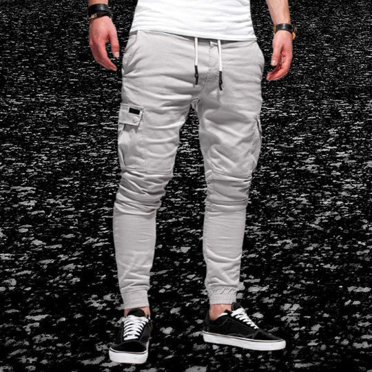 Everyday men's versatile cargo pants with a comfortable relaxed fit and functional utility pockets.