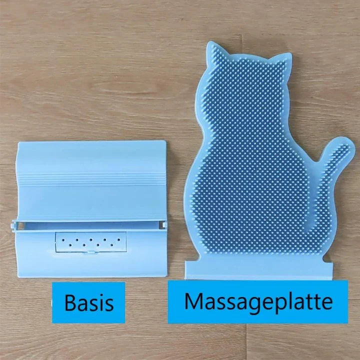 Happy grooming for cats with this self-care scratcher & soothing massage board.