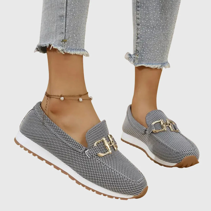 Casual women's slip-on orthopedic trainers, ideal for walking & everyday comfort.