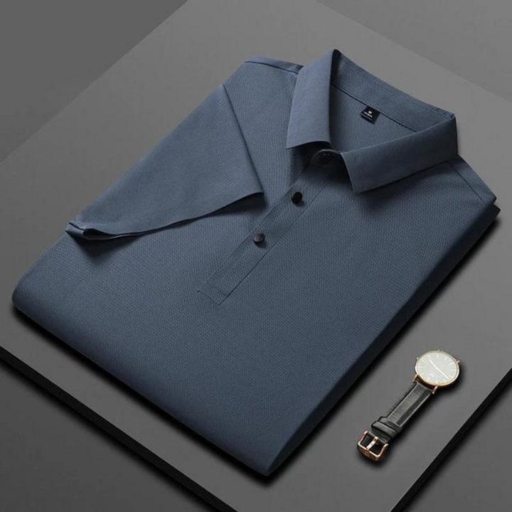 Stylish men's classic shirt. A sophisticated short sleeve top for versatile menswear looks.