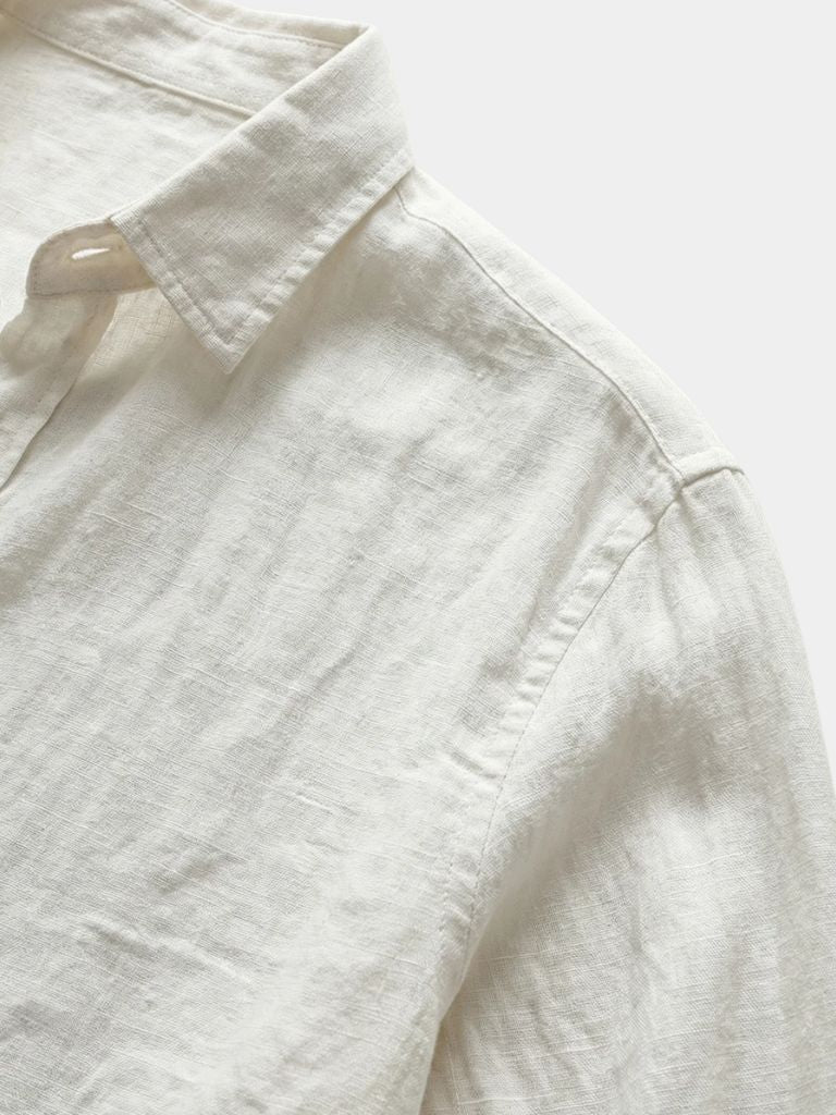 Versatile men's casual long sleeve shirt, ideal for summer, holidays, and sophisticated everyday style.