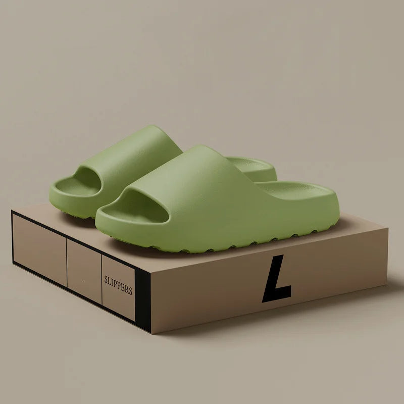 Men's casual slip-on slides, modern design, lightweight & durable for home or outdoor.
