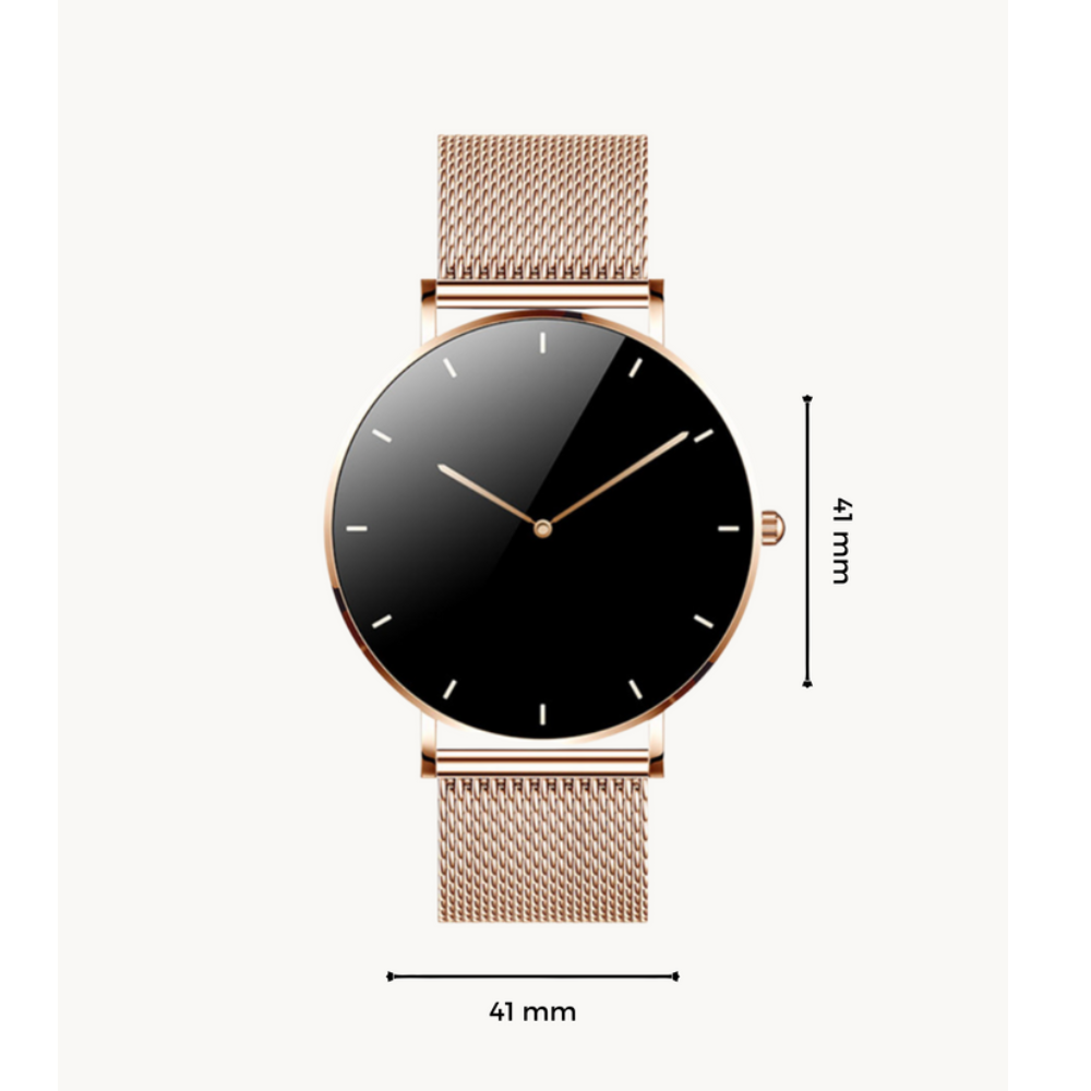 Unisex health tracker smartwatch, perfect for monitoring activity & sleep. An elegant, practical accessory.