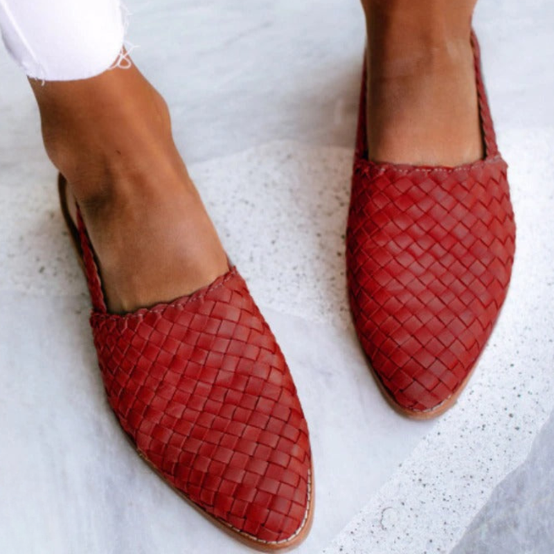 Comfortable women's handwoven sandals with excellent arch and foot support for daily wear.