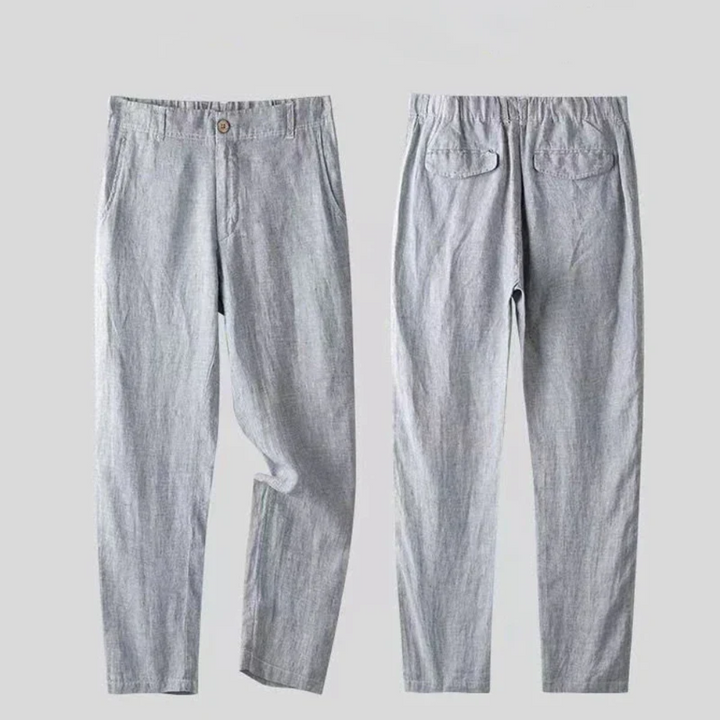 Trendy men's two-piece casual set featuring a button cardigan & comfortable pants for men's wear.