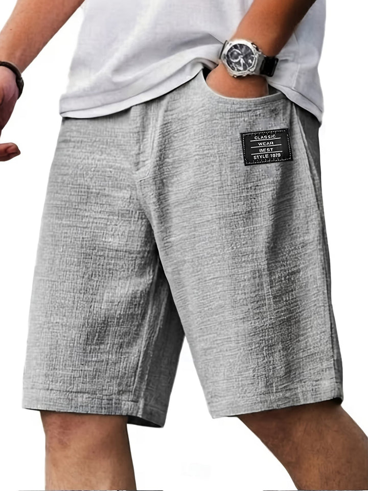 Comfortable men's relaxed fit shorts, perfect for summer, daily wear, and versatile casual outfits.