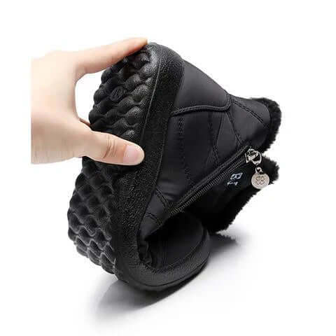 Women's Warm Winter Snow Boots with Trim