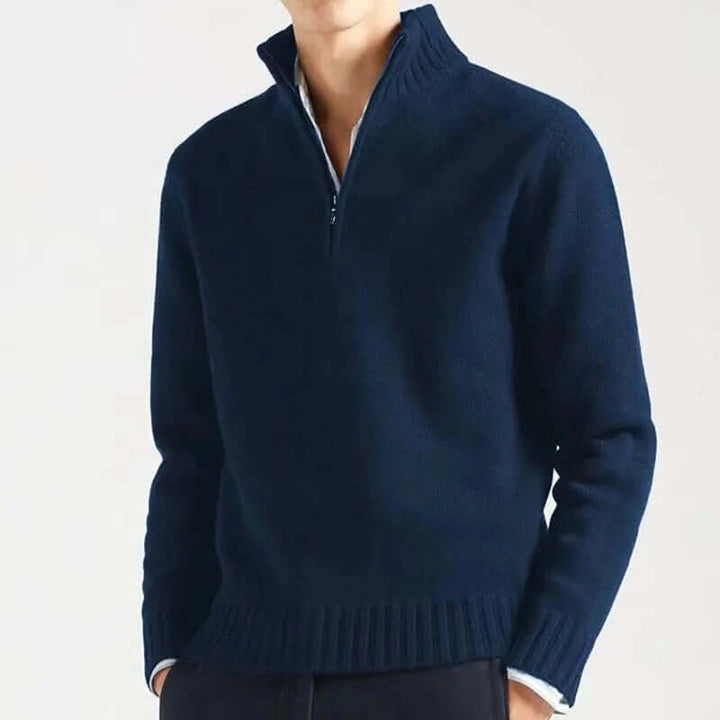 Men's Half-Zip Warm Sweater
