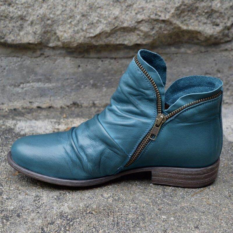 Women's Zip-Up Ankle Boots