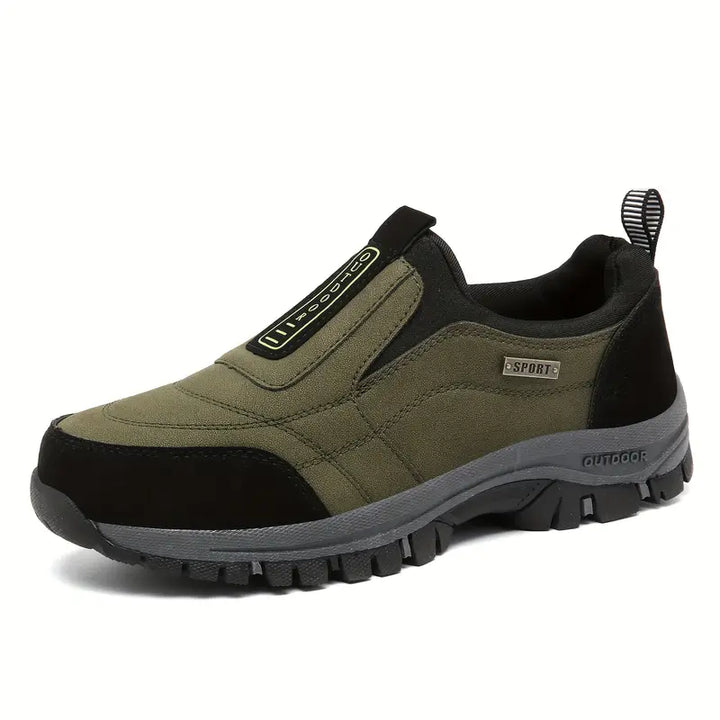 Stylish men's slip-on orthopedic sneakers, designed for ultimate comfort, all-day support, and easy wear.