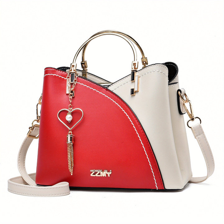 Designer-inspired luxury leather handbag, a stylish everyday tote for women.